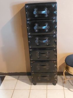 Leather High Chest