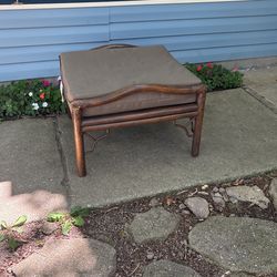 Ficks Reed Rattan Ottomon