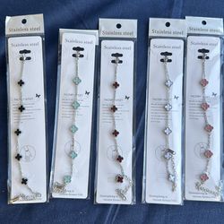 Clover Stainless Steel Bracelet