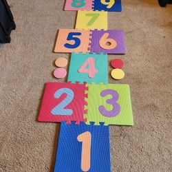 Foam Hopscotch Game 