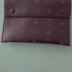 MCM Black Monogram Purse 