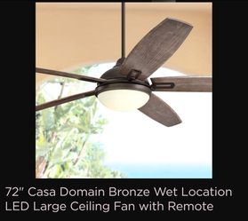 Nib 72 inches ceiling fan retail $399.99