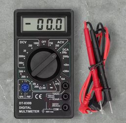 Digital Voltmeter Multimeter Reader