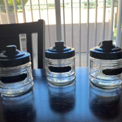 Mini Glass Canisters/jars
