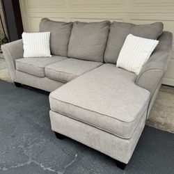 Gray Reversible Ashley Furniture Sectional Couch Sofa