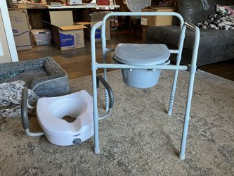 Portable Toilet & Toilet Riser