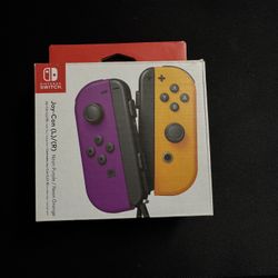 Joy-Con (L)/(R) Neon Purple / Neon Orange ( Replacement Box ) No Joycons