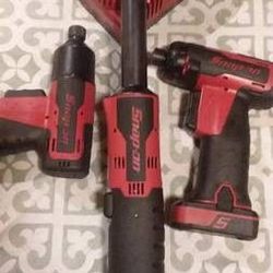 Batteries W/,1/4inch Impact And Driver 