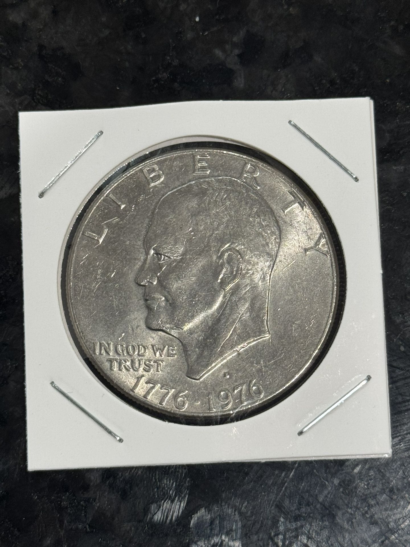 Bicentennial Mint D Eisenhower dollar (Variety 2)