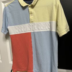 Vintage Tommy Hilfiger Color Block Polo Shirt❤️ 