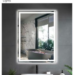 30×24 LED Backlit Bathroom Vanity Mirror
