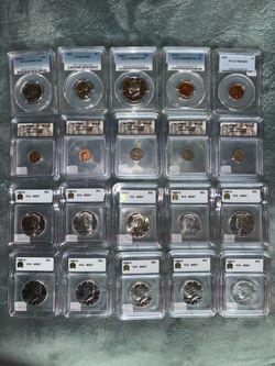 Lot of 20 Coin Slabs! 15 Graded 5 ICG Genuine Ancient Roman Slabs PCGS/ICG Slabs
