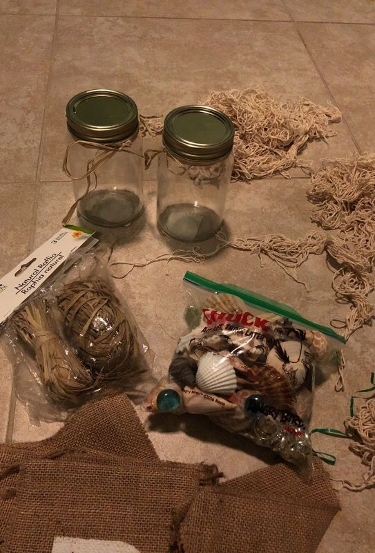 Wedding/shower beach theme decor