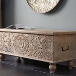 Fossil Ridge Storage Bench

