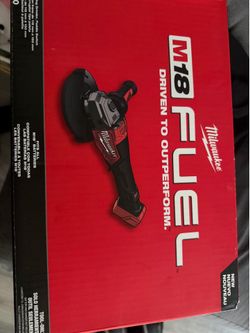 4.5”-6” grinder Milwaukee fuel m18