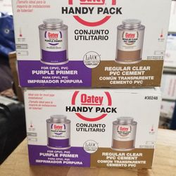 Oatey PVC Cement with Primer (2-boxes)