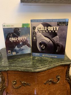 New Xbox 360 call of duty ghosts hardened edition and turtle beach headphones set