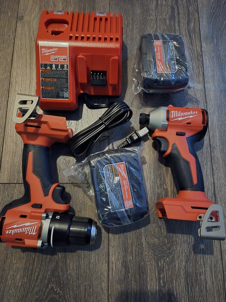 Milwaukee Brushless Impact And Drill Set