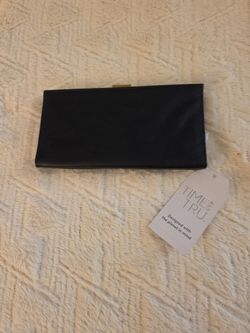 Womans black wallet