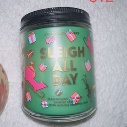 Bath And Body Works Christmas Candle $12