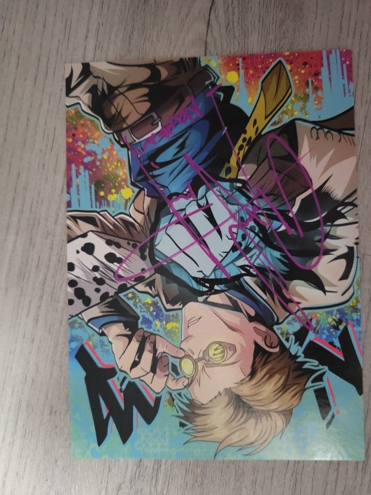 Nanami Kento/david Vincent Autograph/signed Poster