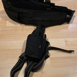 ARCS BLACK TACTICAL BELT 3 Mag Holster - MEDIUM