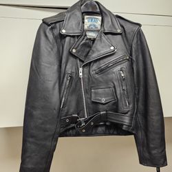 Leather Unisex Motorcycle Jacket 