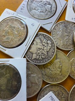 $59 Each silver dollars