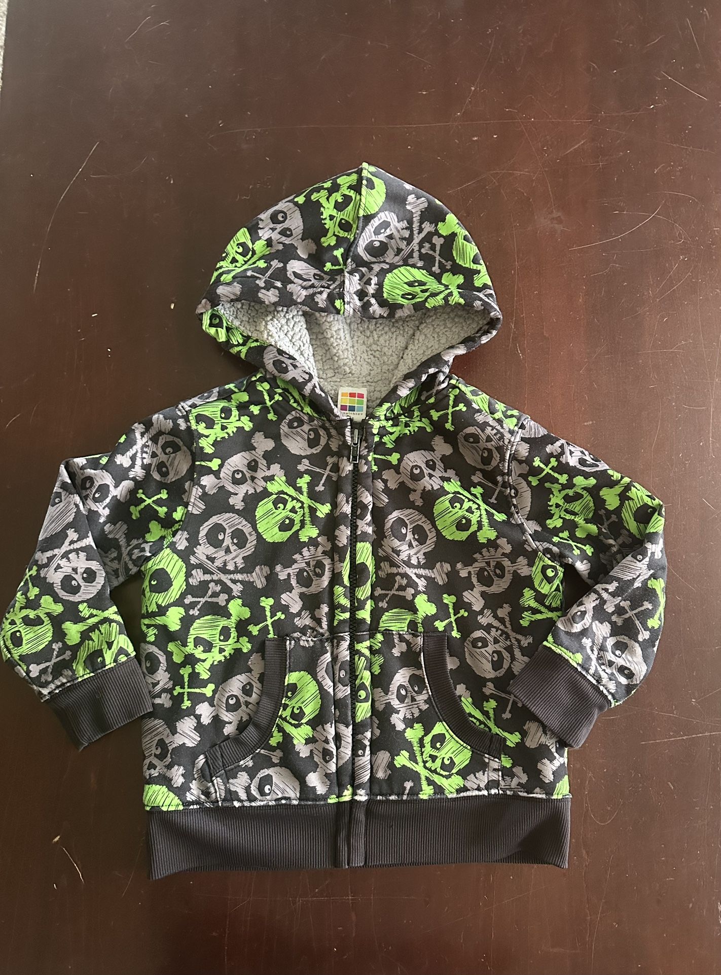Little Boys 4T Lightweight Skull Jacket