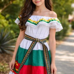 Dress for Mexican Girl Size 12 