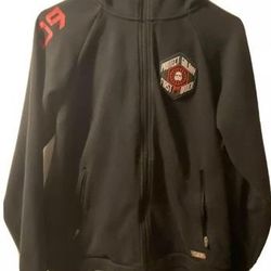 DISNEY Star Wars Galaxy's Edge Hoodie Sweatshirt First Order 709 Small EUC