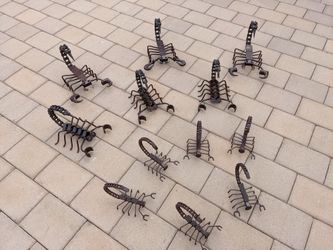 HEAVY METAL Yard Art Scorpions, One of a Kind!!