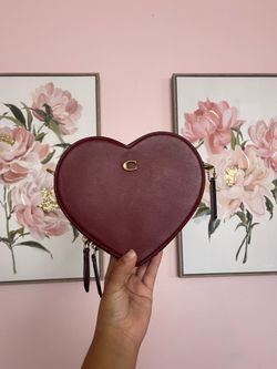 Coach heart crossbody