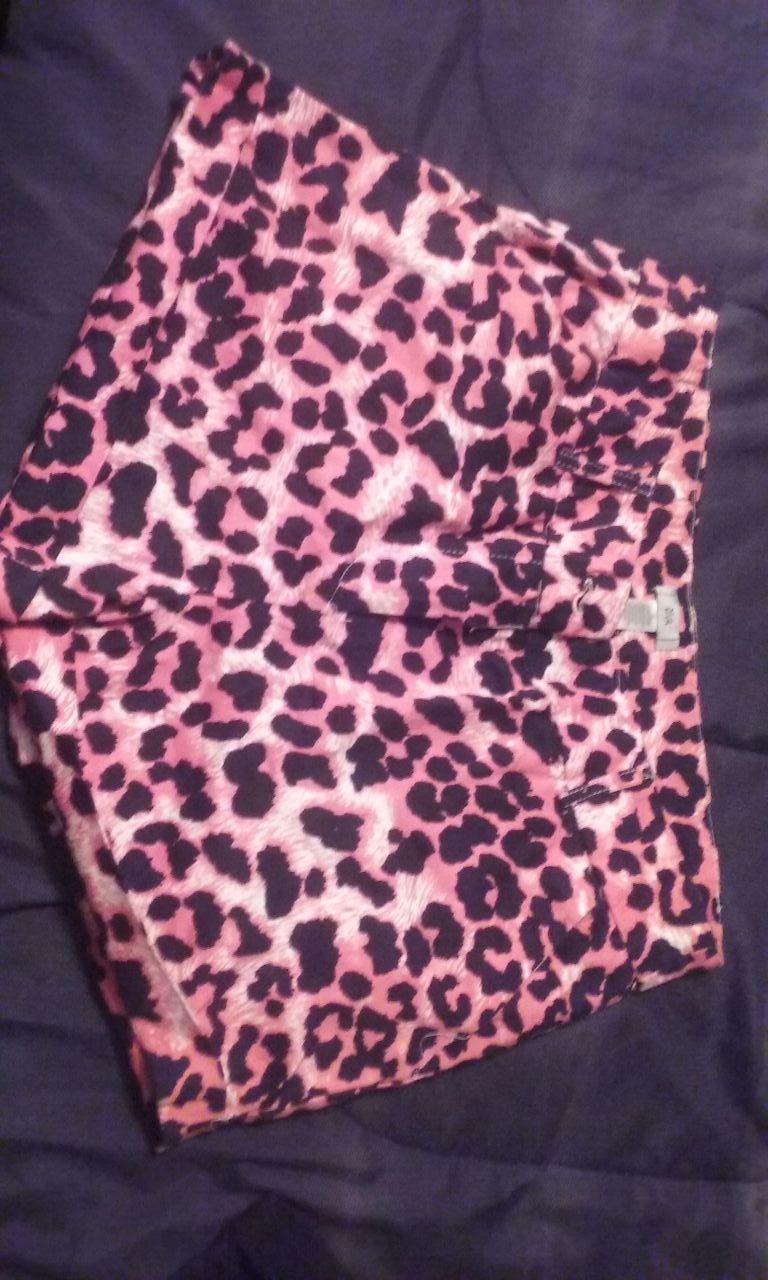 Pink Cheetah shorts