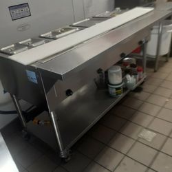 gas steam table