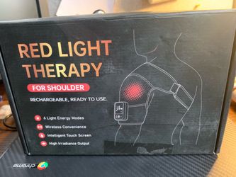 Shoulder and rotator cuff heated massager
