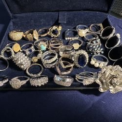 Silver And Gold Rings Each Of Them Is 5 $