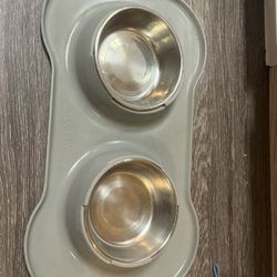 PetSmart Top Paw Double Dog Bowls