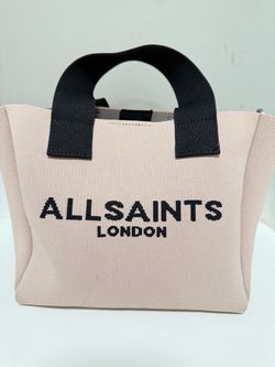 AllSaints Mini Izzy Recycled Polyester Tote - Rose Dust Pink
