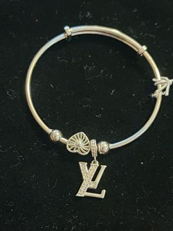L And V HEART BABY 925 STERLING SILVER BRACELET 