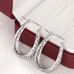 Hoop Earrings For Women For Wedding Anniversary Engagement Party