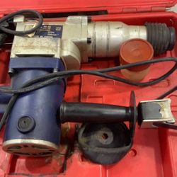 Roto Hammer Corded With Milwaukee Case Works Going Not Cheap But Super Cheap !!