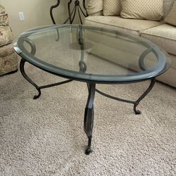 Two Glass Top Tables