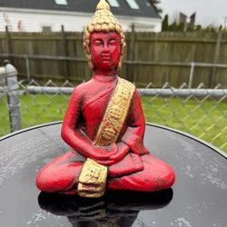The Red Buddha Statue