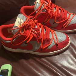 Nike Dunk Off White University Red