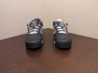 Adidas Samoa Black Holographic Accents Sneakers B49780 Youth Size