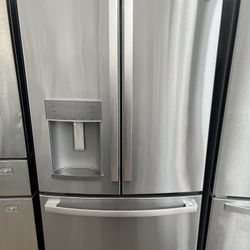 Refrigerador Whirlpool 3 Puertas Y Estufa De Gas LG Doble Horno 5 Quemadores 