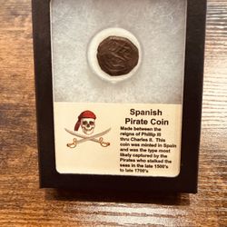 Spanish Coin Authentic Pirate Coin 