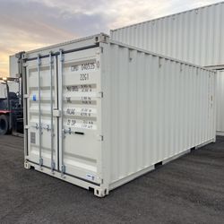 20 FOOT NEW 1-TRIP CONTAINER STD SHED,STORAGE,SHIPPING,CONEX