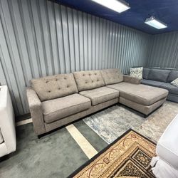 (Delivery Offer) Ashley 2p Brown Sectional